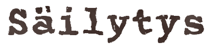 Säilytys