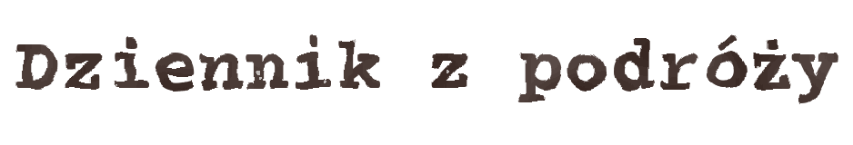 Dziennik z podróży