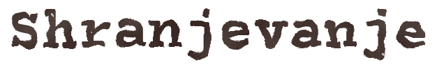 Shranjevanje
